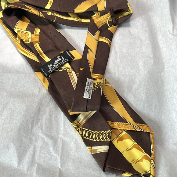 Hermes Tie, authentic, vintage - Picture 6 of 6